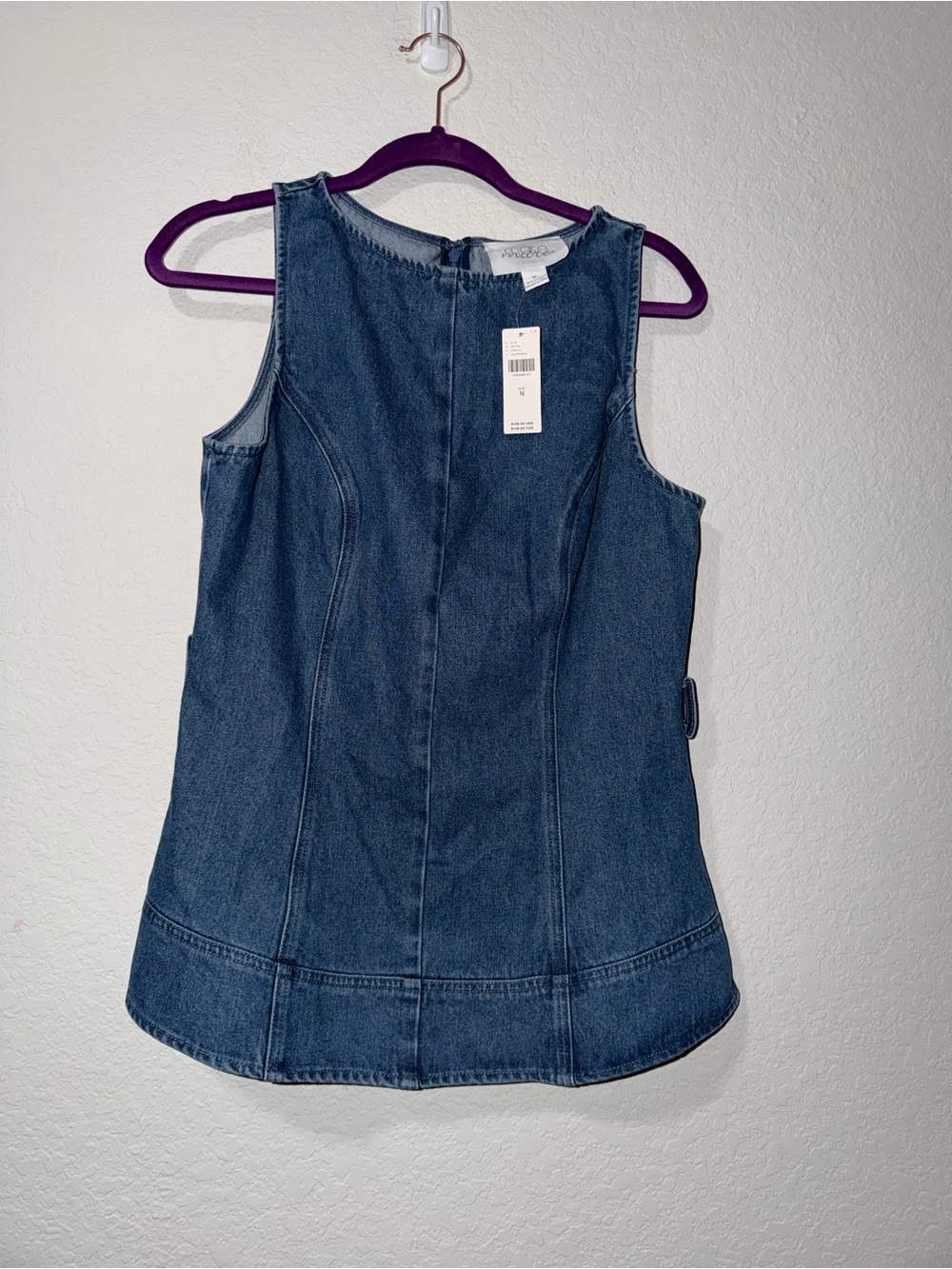 Mare Mare Denim Sleeveless Top